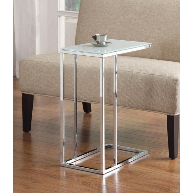 Orren Ellis Bettencourt Glass Top C Table End Table & Reviews Wayfair.ca